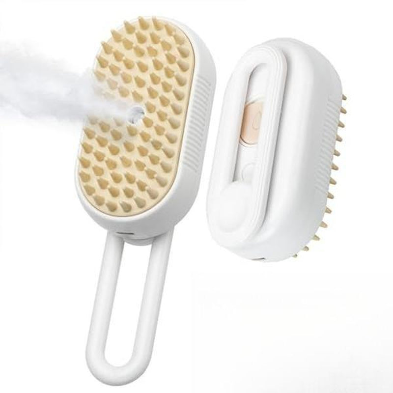 Pet Steam Brush,Cat Dog Hair Remover, Adjustable Pet Hair Remover,Pet Steamy Mist,Steam Pet Brush for Pet Hair 3-In-1 Steamy Cat Brush Grooming Comb for Dogs Steam Brush for Cats Remove Flying Fur Steam Advanced Pet Hair Removal Comb Pet Pal Brush