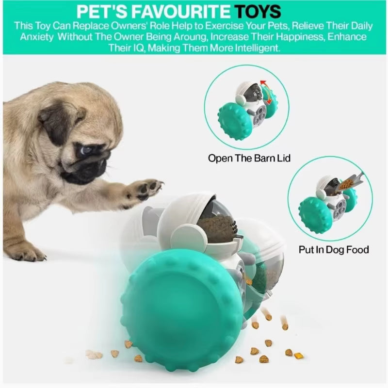 πΎ Juguete Interactivo Dispensador de Premios para Perros y Gatos πΎ | Alimentador Lento y Rompecabezas de Comida π | Ideal para Cachorros y Perros Medianos πΊπΆ