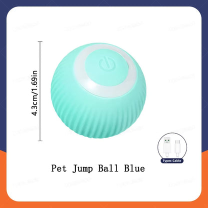 Smart Cat Toys Automatic Rolling Cat Ball Electric Ball Cat Interactive Toy for Cats Training Self-Moving Kitten Toy Accessories
